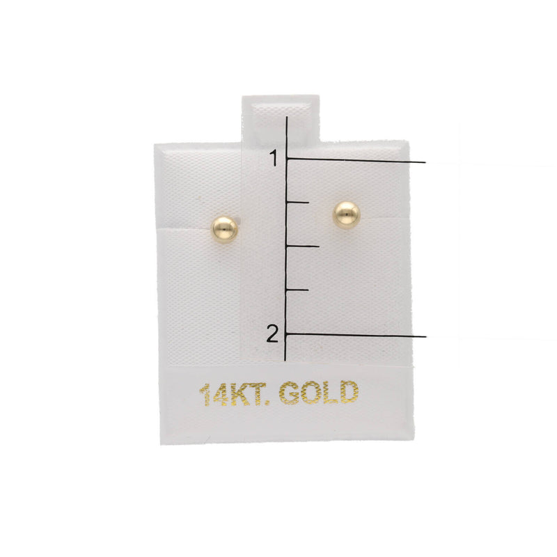 14k Gold ball Earrings