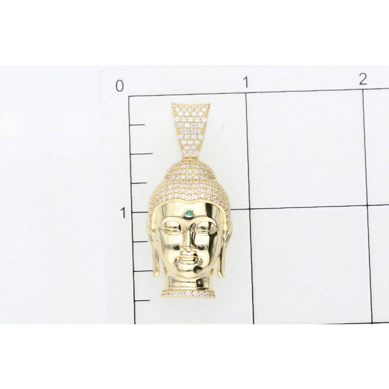 10 Karat Gold & CZ Buddha Charm