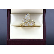 14K Gold Butterfly Ring
