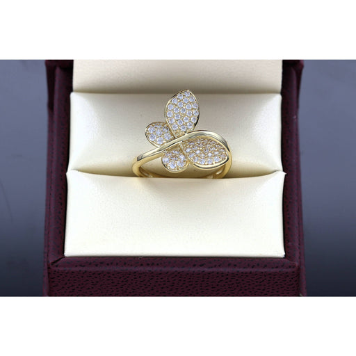 14K Gold Butterfly Ring