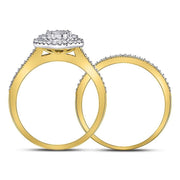 Diamond Wedding Band Solid 10k Yellow Gold 