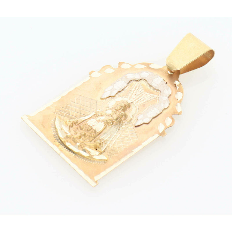 10K G Tone Caridad Del Cobre House Charm W: 12.3