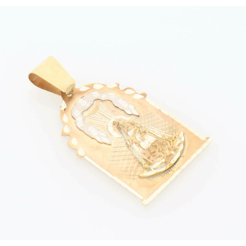 10K G Tone Caridad Del Cobre House Charm W: 12.3