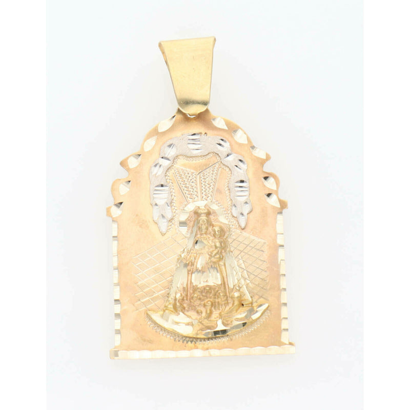 10K G Tone Caridad Del Cobre House Charm W: 12.3