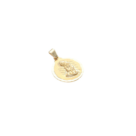 14 Karat Gold San Lazaro Tiny CHarm W:2.2