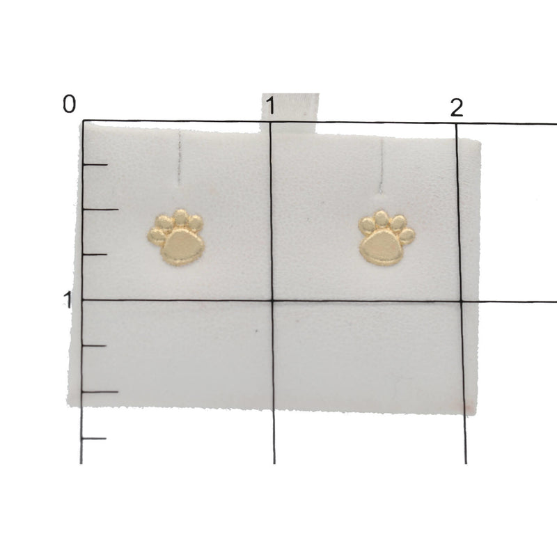14 Karat Gold Paws Earring