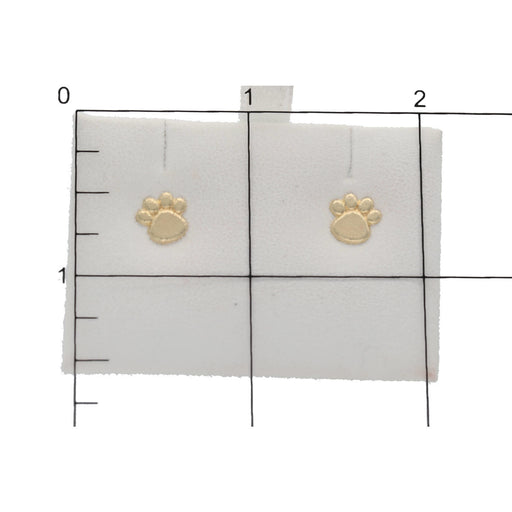14 Karat Gold Paws Earring