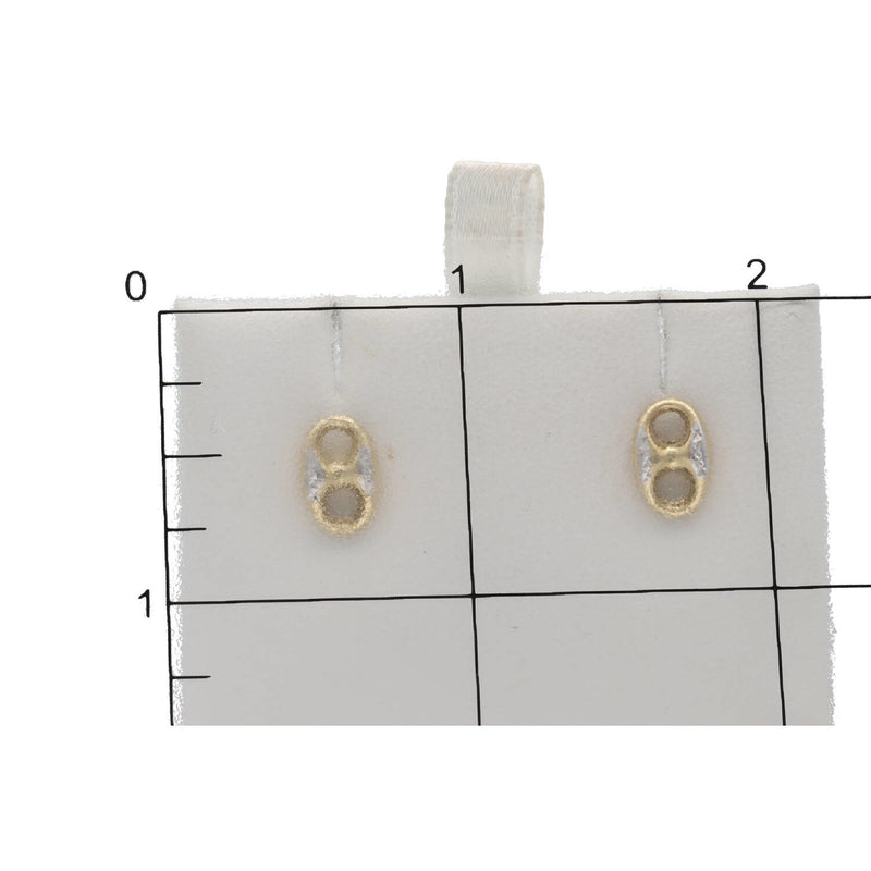 14 Karat Gold Puff Earring 