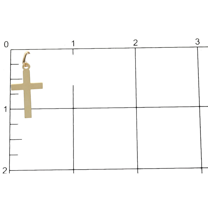 14 Karat Gold Cross Charm