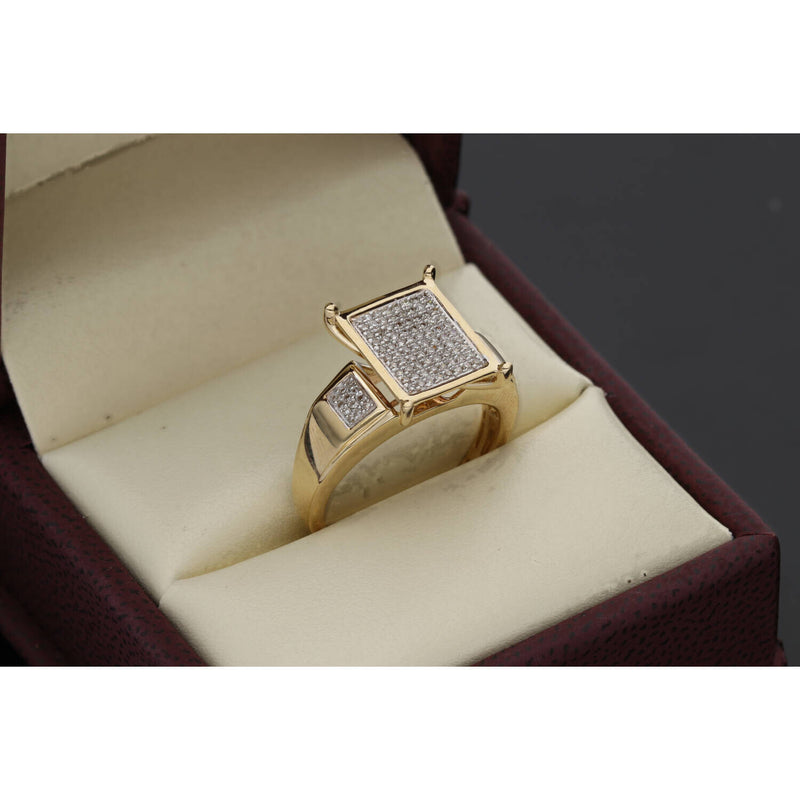  Diamond Micropave Cinderella Ring