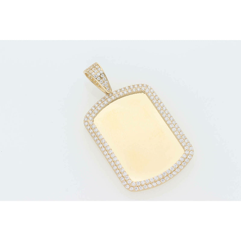 14K Gold  Medium Photo Charm W: 6.0