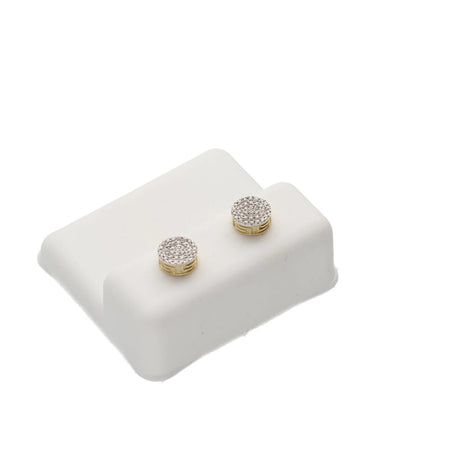 10K Gold 0.15 ctw Diam Flow Earr