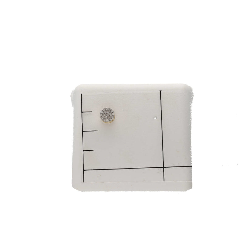 10k Gold 0.10 ctw Diam Flow Earring