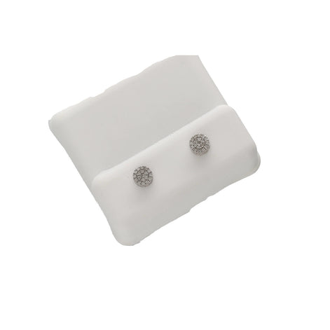 10K Gold 0.15 ctw Diam Circ Earr