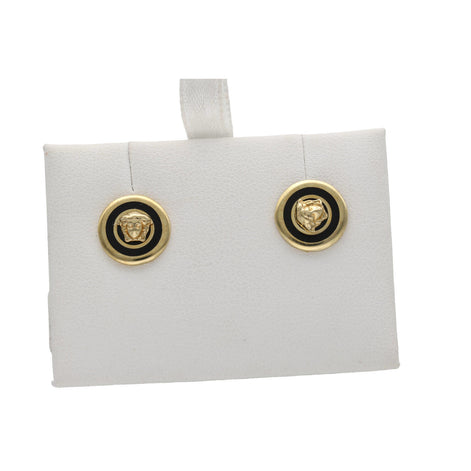 Gold Medusa Earring