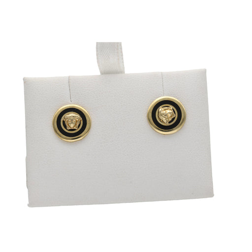 Gold Medusa Earring