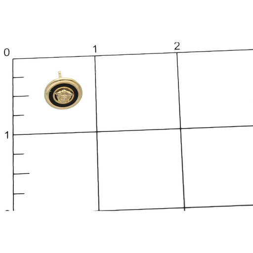 10 Karat Gold Medusa Earring