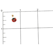 14 Karat Gold Ladybug Earring