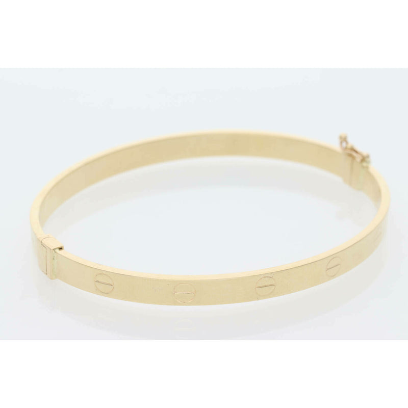 14K Gold Fancy  Bangle 5.8x8.5" W:9.3