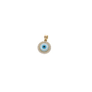 Gold & CZ Eye Charm