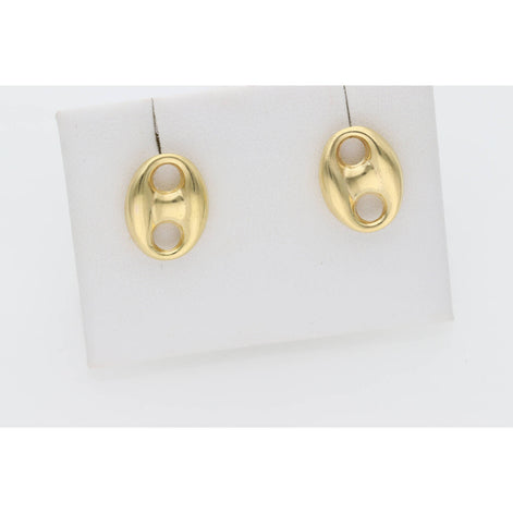 Gold Puff Earring