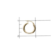 14 Karat Gold Hoops Earring