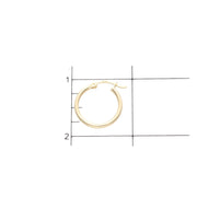 14 Karat Gold Hoops Earring