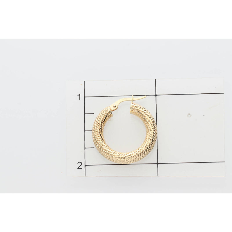 14 Karat Gold Hoops Earring 
