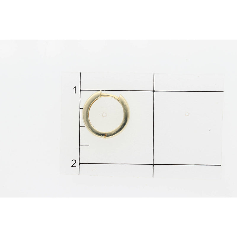 10 Karat Gold Huggies Plain Earring