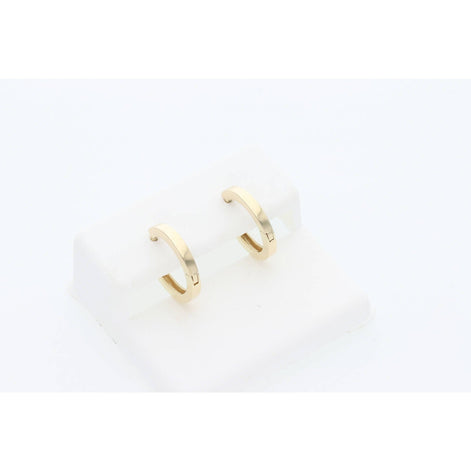 10K Gold Huggies Plain Earr W:1.7