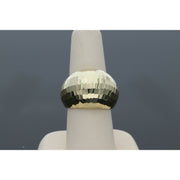 Gold Disco Dome Ring
