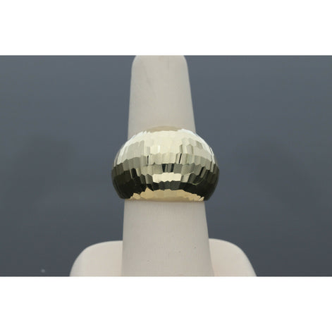 Gold Disco Dome Ring