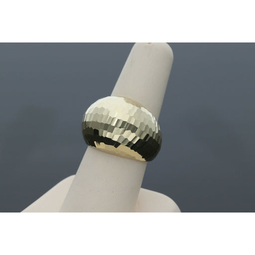 14 Karat Gold Disco Dome Ring