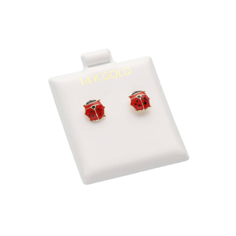 Gold Ladybug Earring