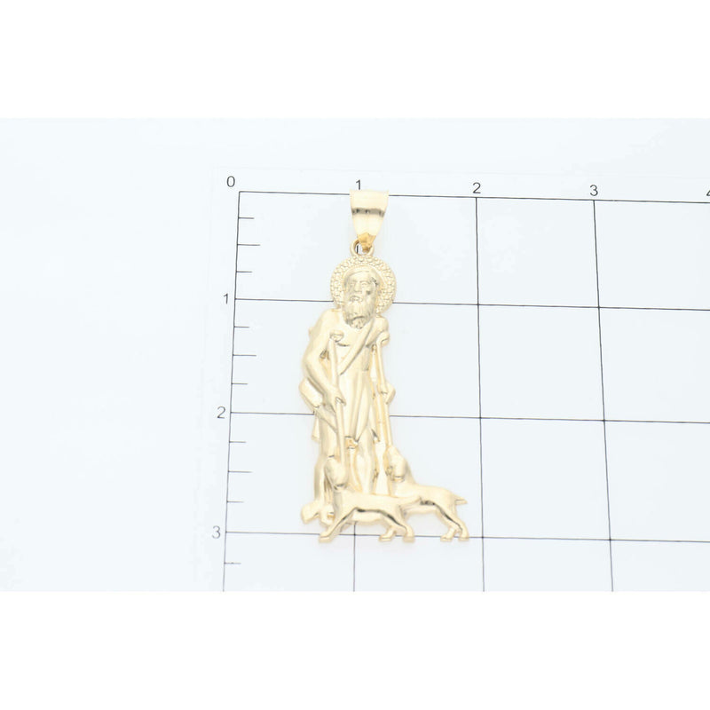 14 Karat Gold San Lazaro Charm