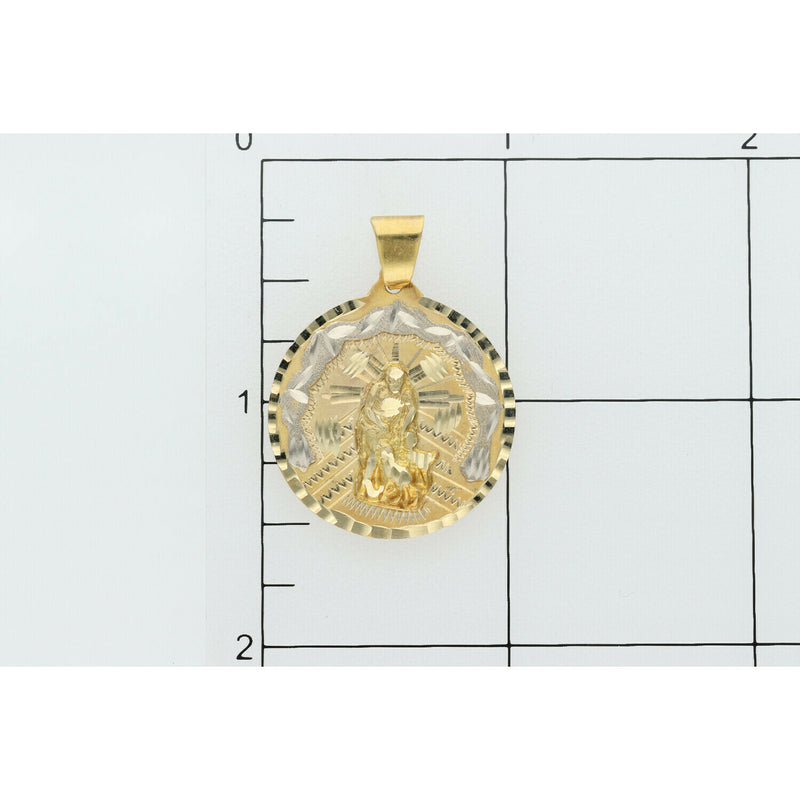 10 Karat Gold St. Lazaro Medal