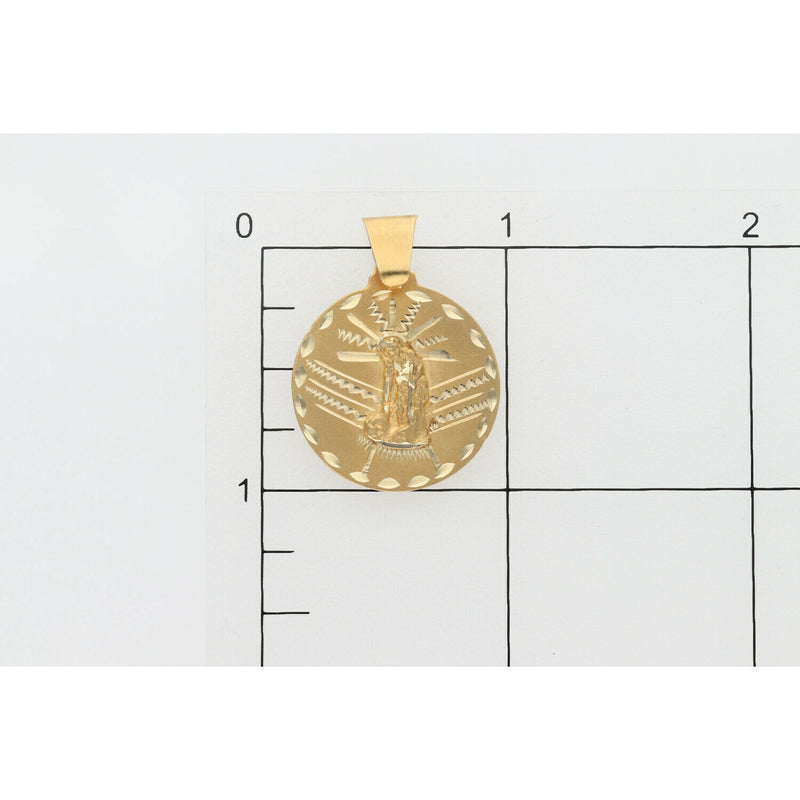 10 Karat Gold St. Lazaro Medal