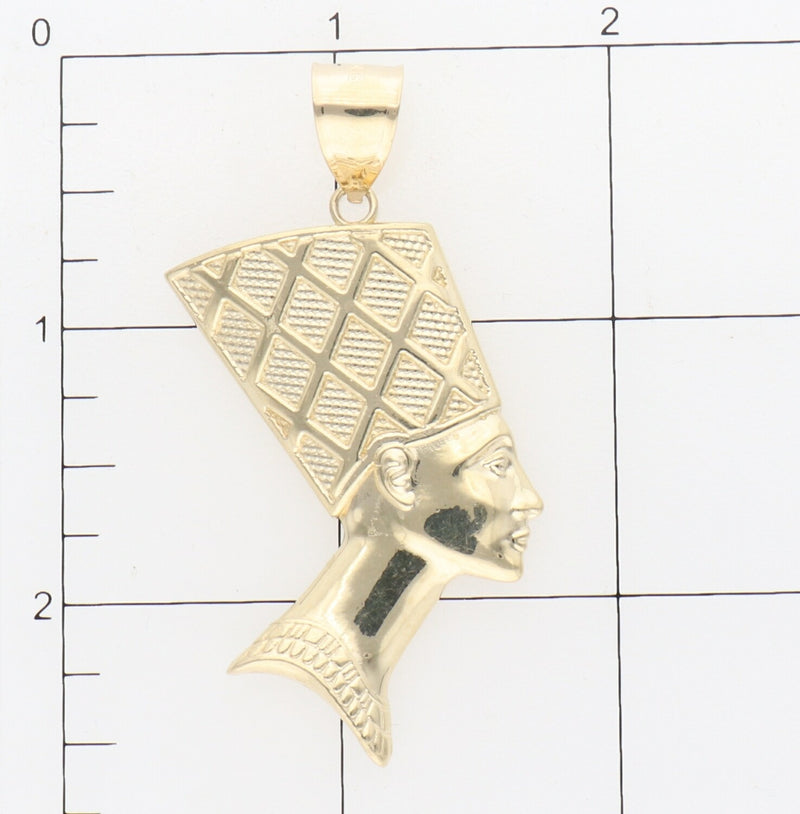 10 Karat Gold Egyptian Nefertiti Charm