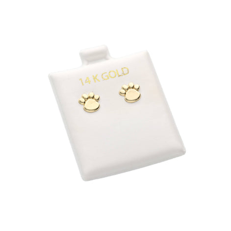 Gold Paws Earring