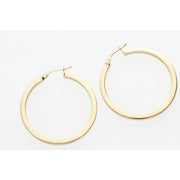 14 Karat Gold Hoops Earring