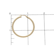Gold Hoops Earring 14 Karat Real Gold