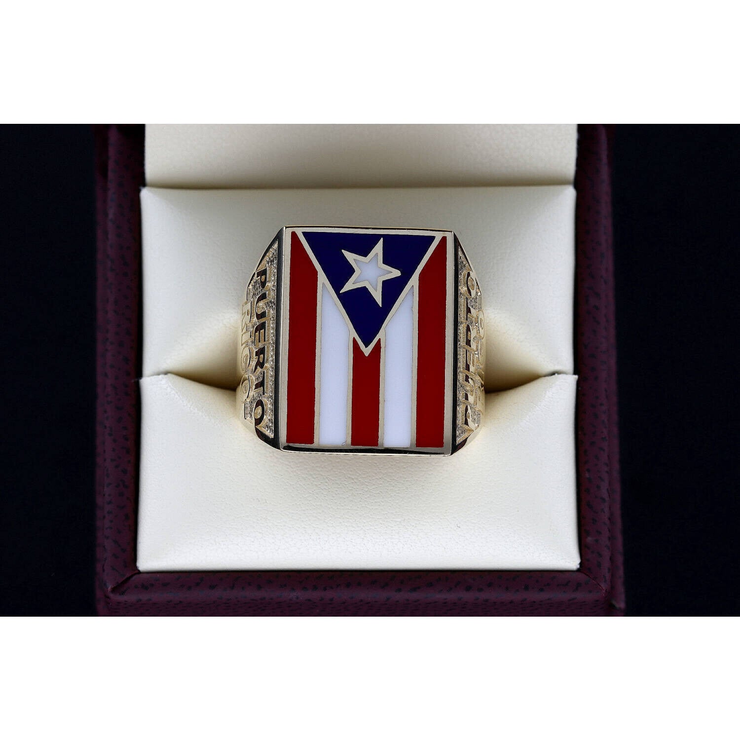 Puerto Rico Rings Puerto Rico Gold Ring on Sale for Men – Veka Jewelry