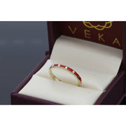 10K Gold Red Band
