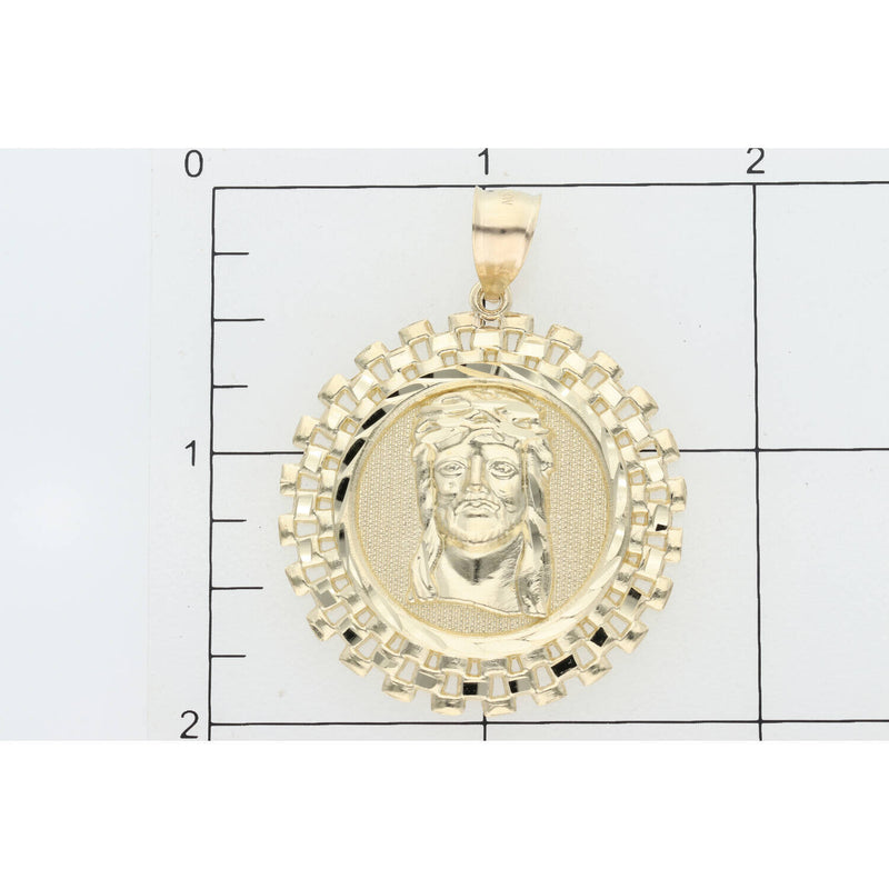 10 karat Gold Jesus Face Medal