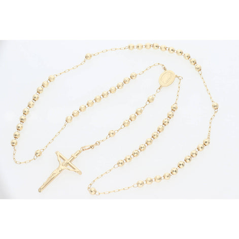 14K Gold Rosary 5mm x 24