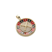 Gold Roulette Charm