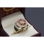 10 Karat Gold Roulette Ring