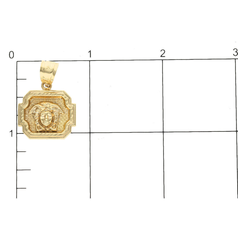 10 karat Gold Medusa Charm