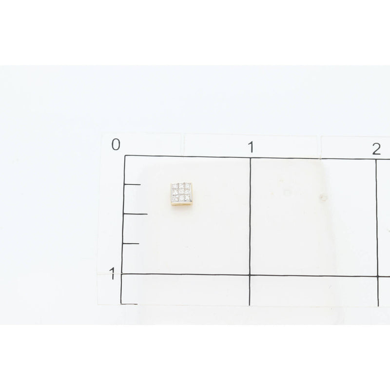   Square Invisible Earring - Veka Jewelry