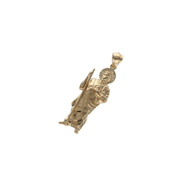 14K Gold St Jude Charm